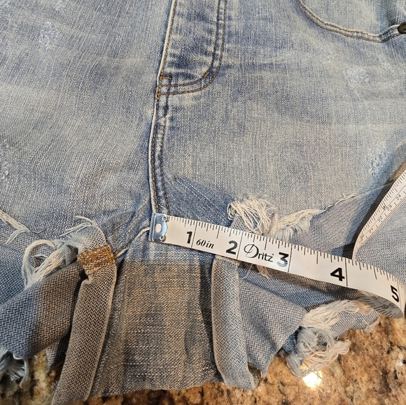 One X Oneteaspoon Lovers Denim Shorts Women's 27‎ Button Fly - Picture 7 of 10